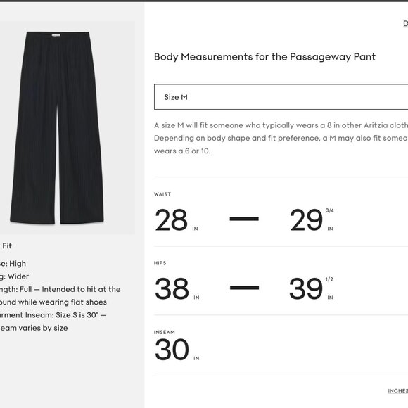 Aritzia Babaton passageway pant size M black NWT - Picture 6 of 10